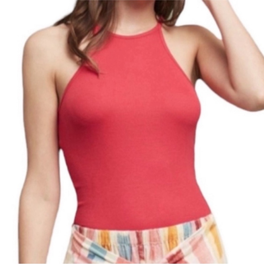 LILKA ANTHROPOLOGIE ribbed tank top L